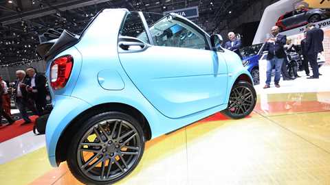 Smart cabrio tickled up by Brabus