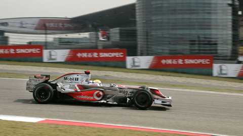 Lewis Hamilton has proved quick in practice on Friday at the Chinese Grand Prix 2008