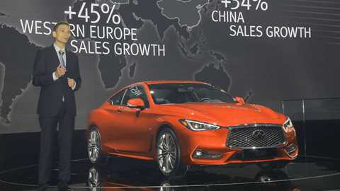 Infiniti chief Roland Krueger and the Q60