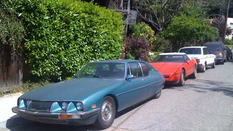 1.	Maser-engined Citroën SM – note the lack of swivelling headlights on this US car
