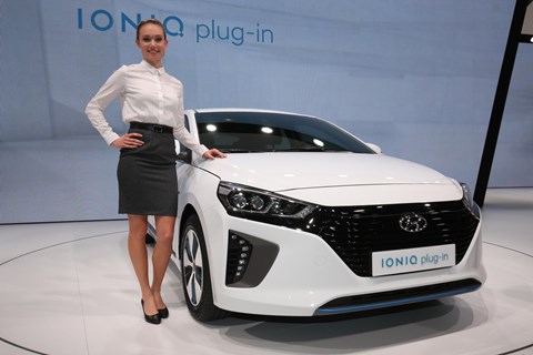 Hyundai Ioniq at the Geneva motor show