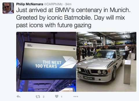 Phil McNamara at the BMW centenary