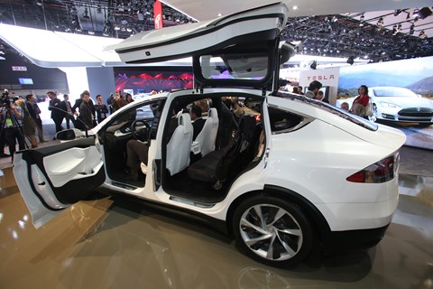 Tesla Model X doors