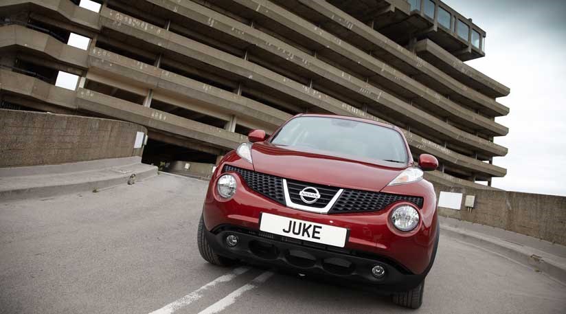 Nissan Juke: video at the Get Carter car park
