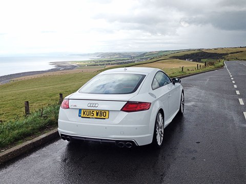 Our TT resplendent in Wales on a nice day for a white wedding