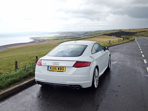 Our TT resplendent in Wales on a nice day for a white wedding 