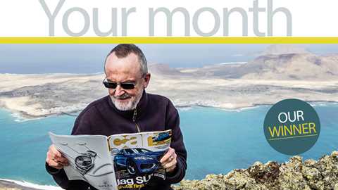 Our winner, Glyn Edmunds, a reader of CAR for 46 years