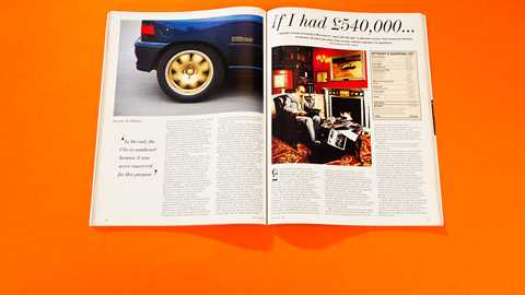 LJK Setright tells how he would spend £540,000, CAR magazine, June 1994