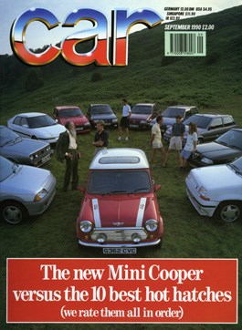 September 1990 CAR magazine issue cover