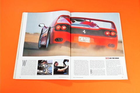 Ferrari F50 first drive, CAR magazine March 1996