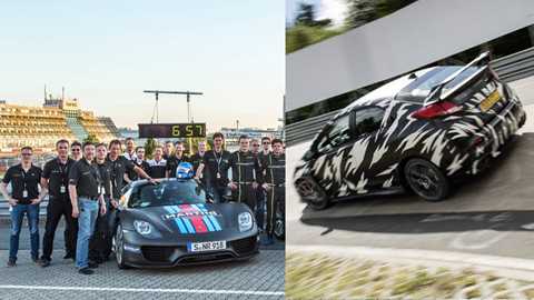 Porsche and Honda are both vying for Nurburgring honours - but with very different hardware, and benchmarks