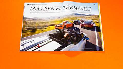 McLaren MP4-12C versus the world, CAR magazine, July 2011