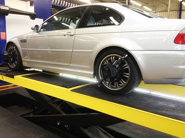 Fortunately Andy's M3 hasn't spent too much time on the ramp