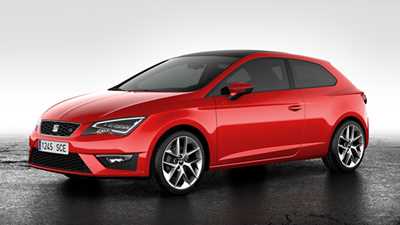 Seat Leon SC (2013) first pictures of the Leon three-door