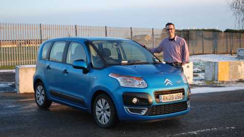 Keeper Tim Pollard gives the Citroen C3 Picasso the thumbs-up